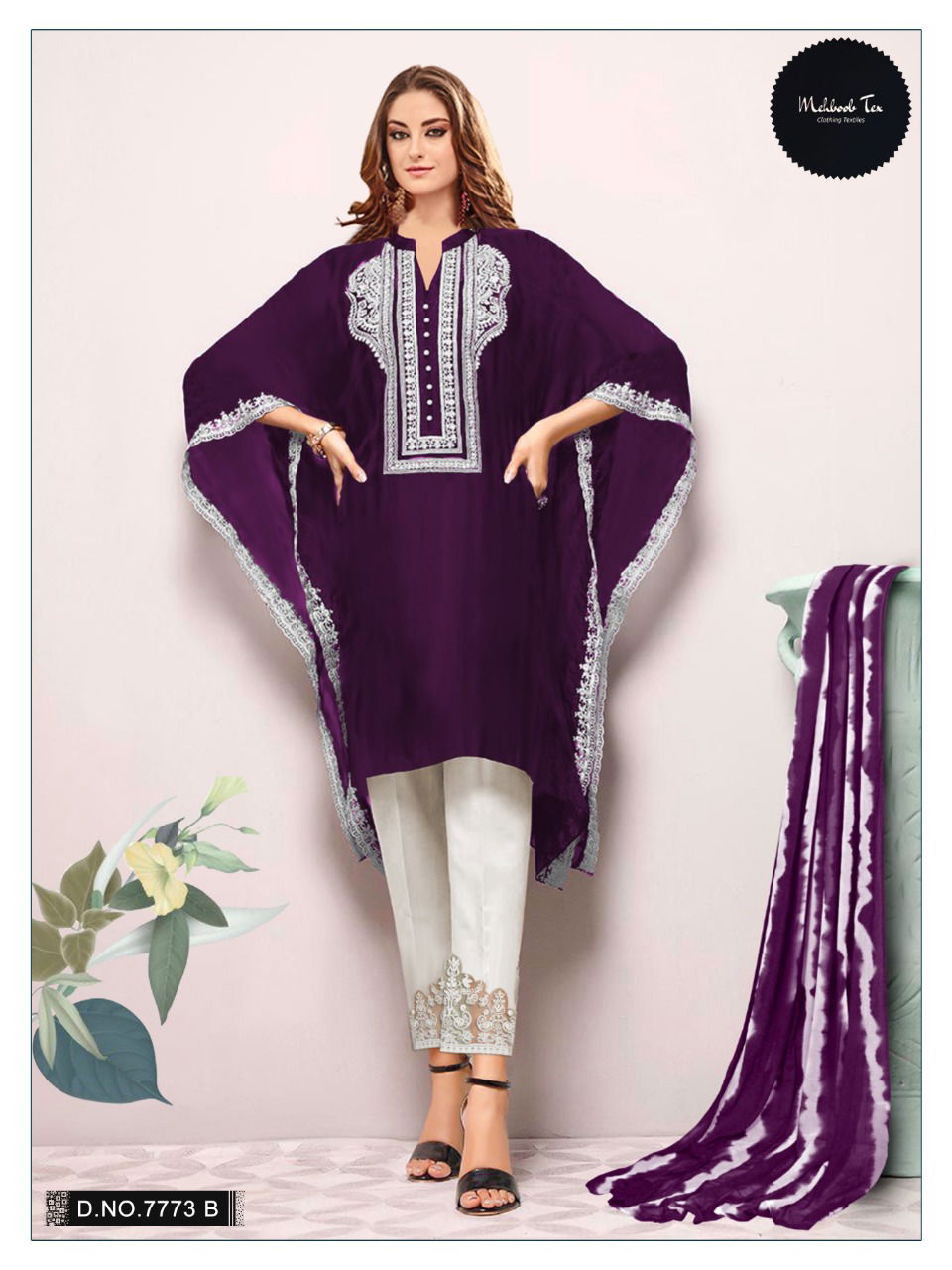Mehboob Tex Kaftan 1 New Designer Fancy Wear Ready Made Collection
